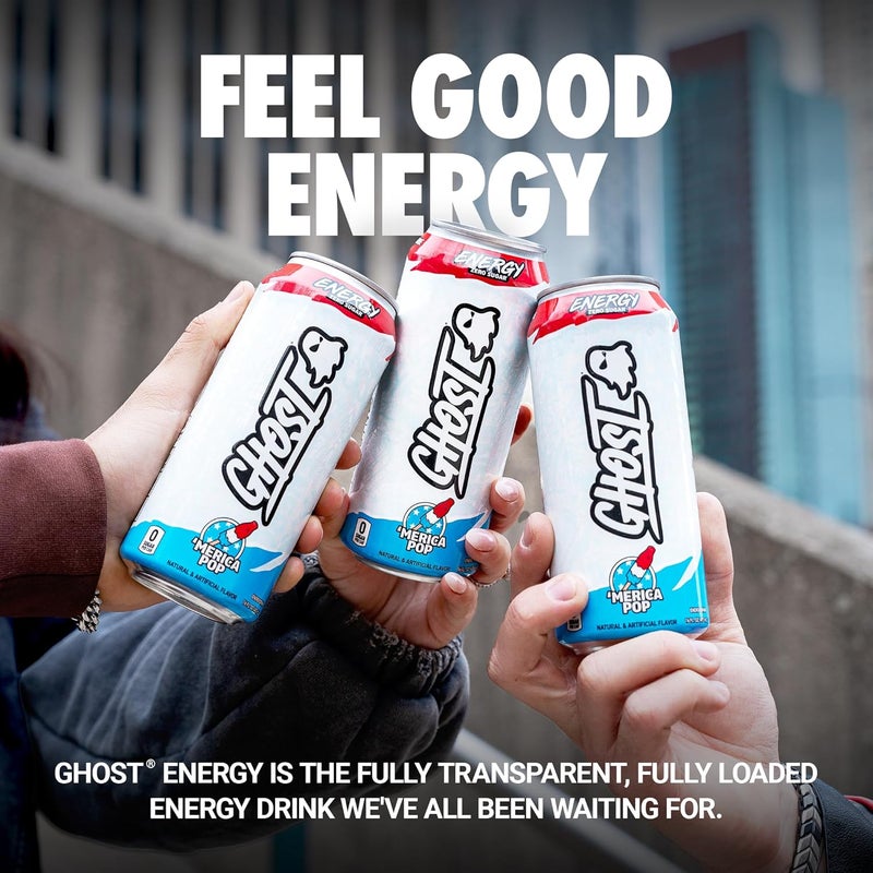 Ghost مشروب الطاقة GHOST ENERGY x FAZE CLAN (FAZE POP) - خالي من السكر قبل التمرين - Image 2